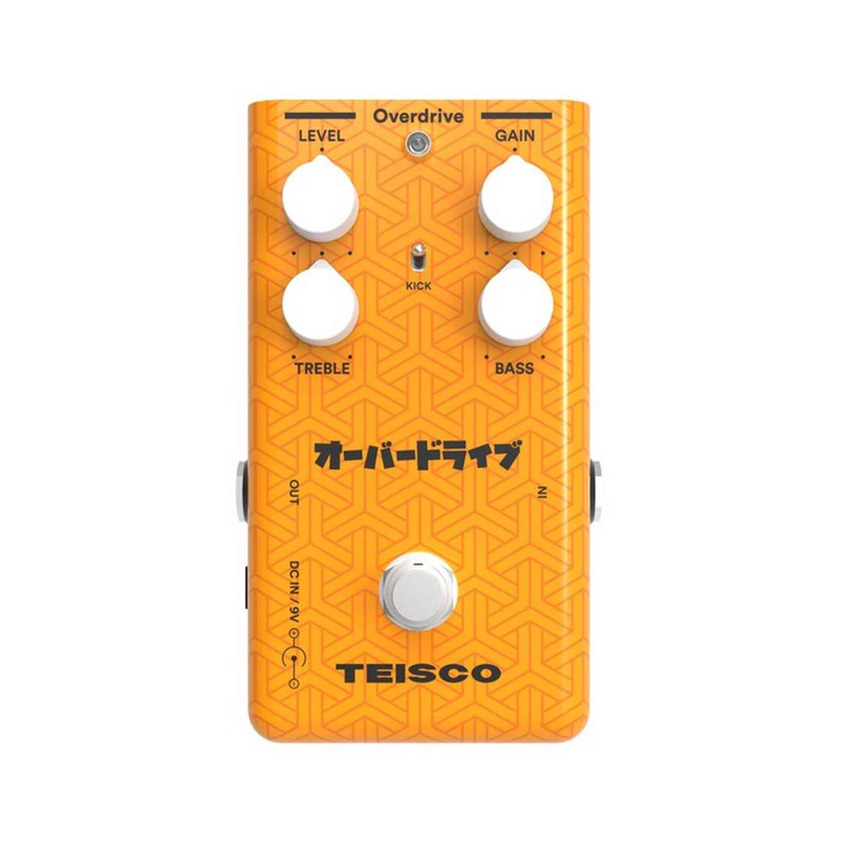 Teisco Overdrive Transparante overdrive met actieve EQ en KICK-schakel ...