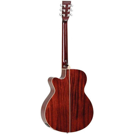Tanglewood Winterleaf Blonde 4 CE BL B Super Folk Cutaway Elektro-Akoestische Gitaar Solid Mahogany Barossa Red Gloss