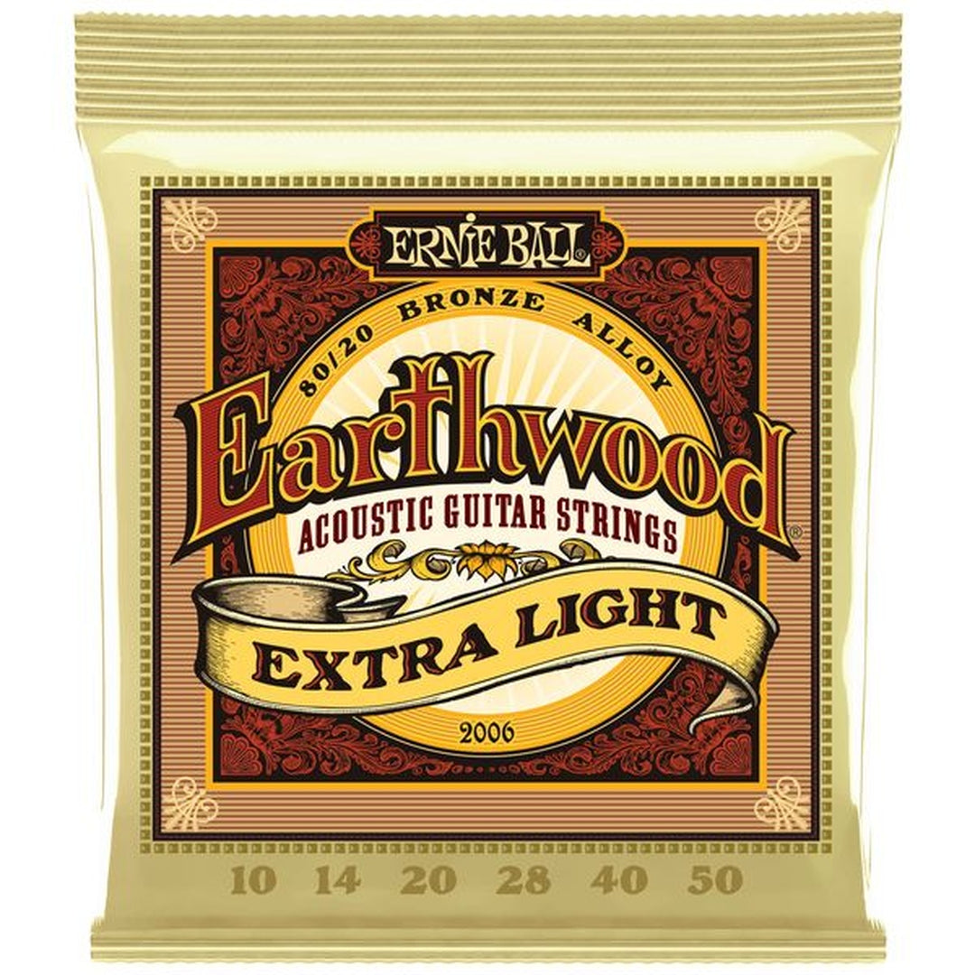 Ernie Ball 2006 Extra Light Earthwood Snaren Set