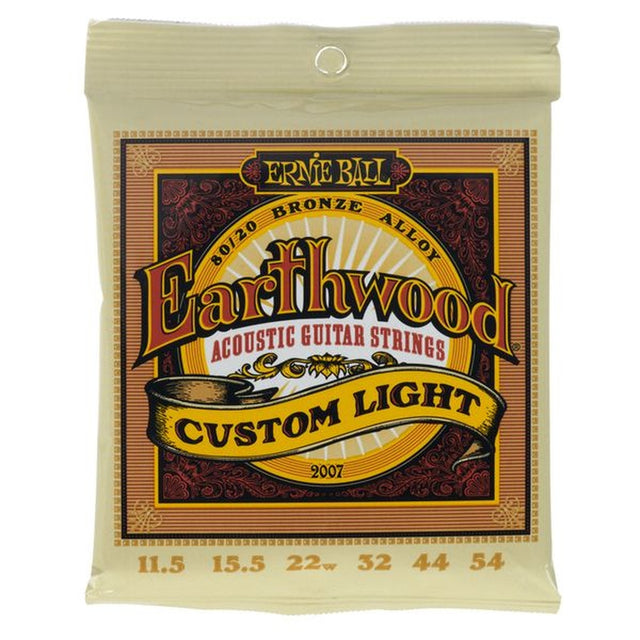 Ernie Ball 2007 Custom Light Earthwood Snaren Set