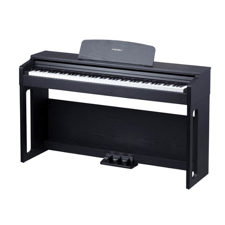 Medeli UP81 BK Digitale Piano - Medeli - VDS instrumenten