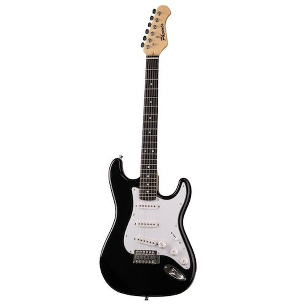 Phoenix STC150 BK Zwarte Stratocaster elektrische gitaar