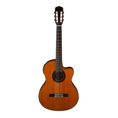 Aria a-35CE naturel semi akoestische klassieke gitaar - VDS instrumenten