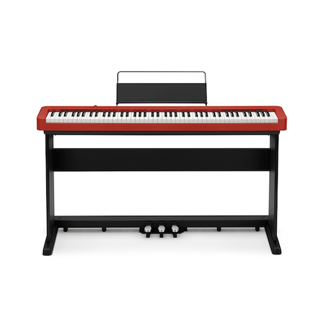 Casio digitale piano CDP-S160 RD met CS-470P BK vaste standaard