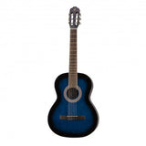 Gomez 001 blauw sunburst klassieke akoestische gitaar