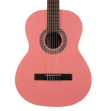 Gomez 001 roze klassieke akoestische gitaar